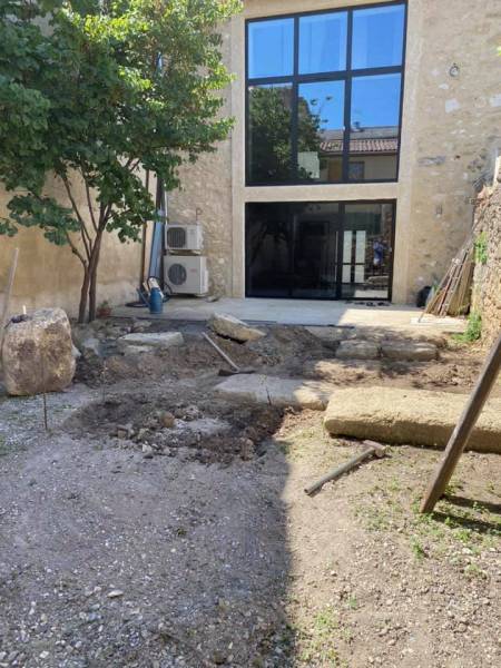 création de verrière dans une bastide du sud Luberon
