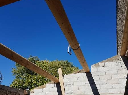 Installation de poutres