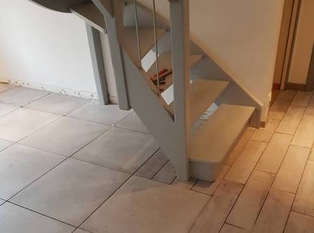 Changement de carrelage fini