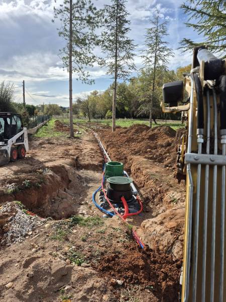 Terrassement pour l'installation d'un assainissement non collectif aux normes SPANC