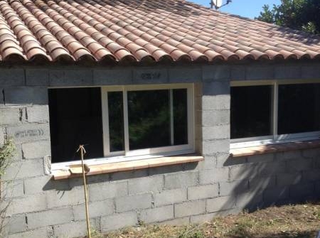 Véranda maçonnée Aix-en-provence