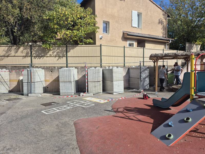 Soutènement par blocs type 